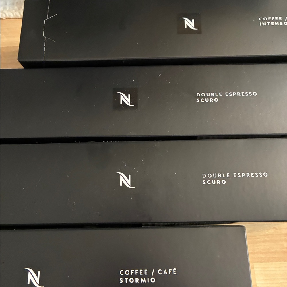 Nespresso Virtuo capsules 4 boxes of 10
